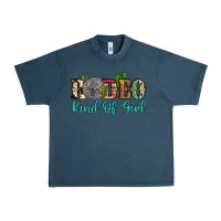 Midnight Navy rodeo kind of girl Urban Heavy Tee - Artiststas