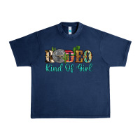 Navy rodeo kind of girl Urban Heavy Tee - Artiststas