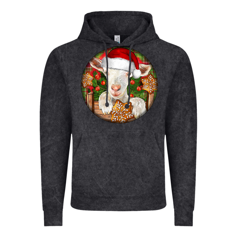 Baby Cashmere Goat Christmas Vintage Hoodie by LillyAllenDesigns | Teevron