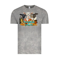 Cloud Rock pumpkin season with baby sheeps and goat Vintage Tee - LillyAllenDesigns