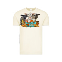 Vintage Arctic pumpkin season with baby sheeps and goat Vintage Tee - LillyAllenDesigns