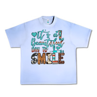Grape Ice it’s a beautiful day to smile Urban Heavy Tee - JahusDesignShop