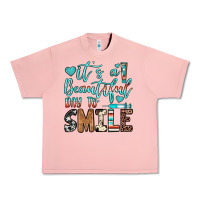 Salmon it’s a beautiful day to smile Urban Heavy Tee - JahusDesignShop