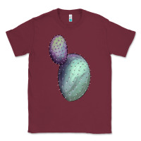Burgundy Opunthia Santa Rita Cactus Classic Tee - LillyAllenDesigns
