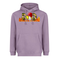 Lavender Baseball And Softball Dad Libbey Glass Heavyweight Hoodie - BundleAndBundleShop
