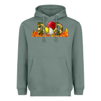 Sage Baseball And Softball Dad Libbey Glass Heavyweight Hoodie - BundleAndBundleShop