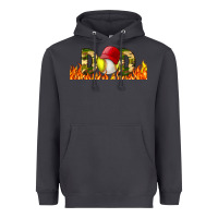 Smoke Baseball And Softball Dad Libbey Glass Heavyweight Hoodie - BundleAndBundleShop