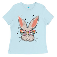 Baby Blue hip hop Ladies Tee - MaliasSmallBusiness