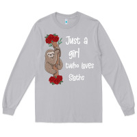 Moon Dust just a girl who loves sloths Long Sleeve Tee - Bettercallsaul