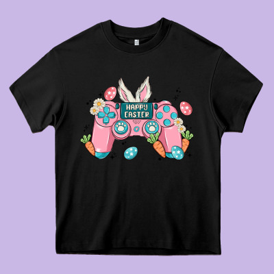Happy Easter Heavy Core Tee Designed By Maliassmallbusiness