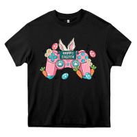 Black happy easter Heavy Core Tee - MaliasSmallBusiness