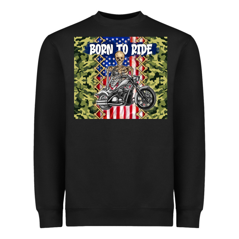 Born To Ride Heavyweight Sweatshirt by TumblerDesignByShophia | Teevron