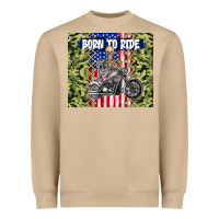 Mushroom born to ride Heavyweight Sweatshirt - TumblerDesignByShophia
