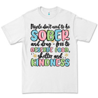 White people dont need to be sober and drugfree to deserve food Premium Tee - MaliasSmallBusiness