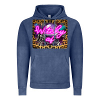 Vintage Denim Witchy Af Crystal Ball Vintage Hoodie - LillyAllenDesigns