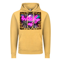 Vintage Mustard Witchy Af Crystal Ball Vintage Hoodie - LillyAllenDesigns