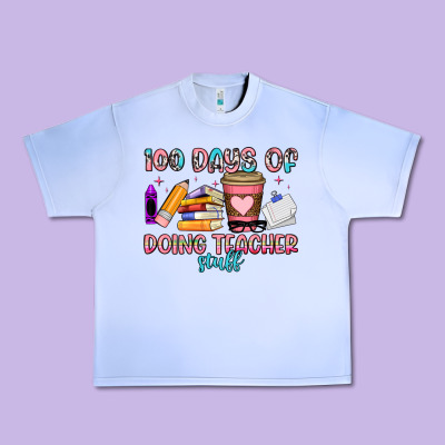 100 Days Of Doing Teacher Stuff Urban Heavy Tee Designed By Artiststas