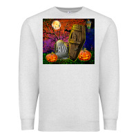 Oatmeal Heather headstone and coffin tumbler Premium Sweatshirt - BundleAndBundleShop