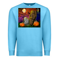 Ocean Blue headstone and coffin tumbler Premium Sweatshirt - BundleAndBundleShop