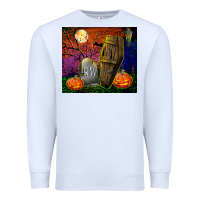 White headstone and coffin tumbler Premium Sweatshirt - BundleAndBundleShop