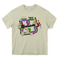 Mossy autism teacher pencil Heavy Core Tee - MaliasSmallBusiness