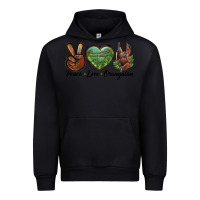 Black Peace Love Orangutan Urban Hoodie - LillyAllenDesigns
