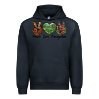 Navy Peace Love Orangutan Urban Hoodie - LillyAllenDesigns