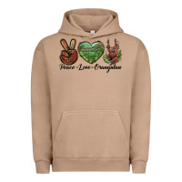 Pigment Burro Peace Love Orangutan Urban Hoodie - LillyAllenDesigns