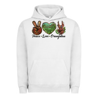 Pigment Lunar Rock Peace Love Orangutan Urban Hoodie - LillyAllenDesigns