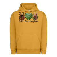 Pigment Peanut Butter Peace Love Orangutan Urban Hoodie - LillyAllenDesigns