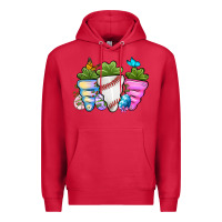 Cardinal Easter Day Baseball Easter sports carrots Premium Hoodie - OliviaCreatesArt