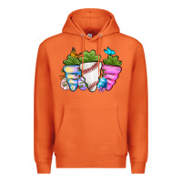 Carrot Easter Day Baseball Easter sports carrots Premium Hoodie - OliviaCreatesArt