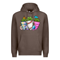 Coffee Easter Day Baseball Easter sports carrots Premium Hoodie - OliviaCreatesArt