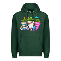 Sports Green Easter Day Baseball Easter sports carrots Premium Hoodie - OliviaCreatesArt