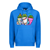 True Royal Easter Day Baseball Easter sports carrots Premium Hoodie - OliviaCreatesArt