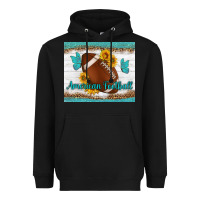 Black american football and butterfly mousepad Heavyweight Hoodie - BundleAndBundleShop