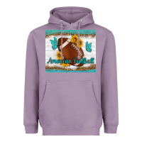 Lavender american football and butterfly mousepad Heavyweight Hoodie - BundleAndBundleShop