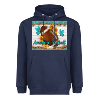 American Football And Butterfly Mousepad Heavyweight Hoodie | Teevron