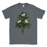 Magnolia Flower Illustrations Classic Tee | Teevron