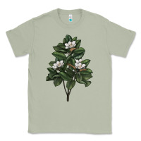 Matcha Magnolia Flower Illustrations Classic Tee - LillyAllenDesigns