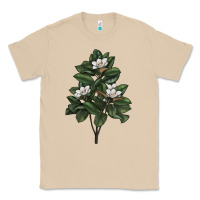 Mushroom Magnolia Flower Illustrations Classic Tee - LillyAllenDesigns