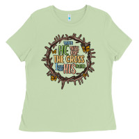 Matcha when he was one the cross i was one his mind Ladies Tee - MaliasSmallBusiness