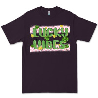 Plum lucky vibes Premium Tee - MaliasSmallBusiness