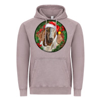 Vintage Zinc Boer Goat Christmas Vintage Hoodie - LillyAllenDesigns