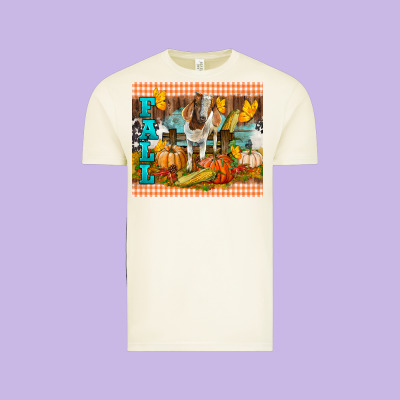 Fall With Baby Goat Vintage Tee Designed By Lillyallendesigns