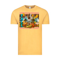 Vintage Mustard fall with baby goat Vintage Tee - LillyAllenDesigns