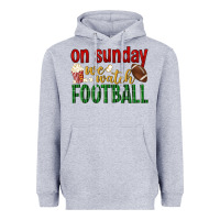 Heather Grey on sunday we watch football Heavyweight Hoodie - BundleAndBundleShop