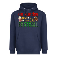 Navy on sunday we watch football Heavyweight Hoodie - BundleAndBundleShop