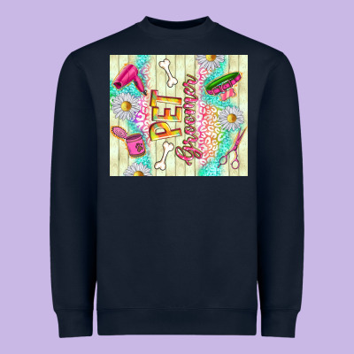 Pet Groomer Heavyweight Sweatshirt Designed By Tumblerdesignbyshophia