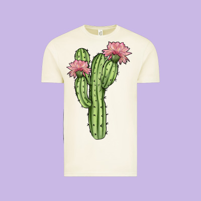 Cactus 4 Vintage Tee Designed By Jahusdesignshop